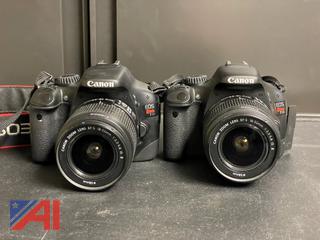 (2) Canon t2i DSLR Cameras